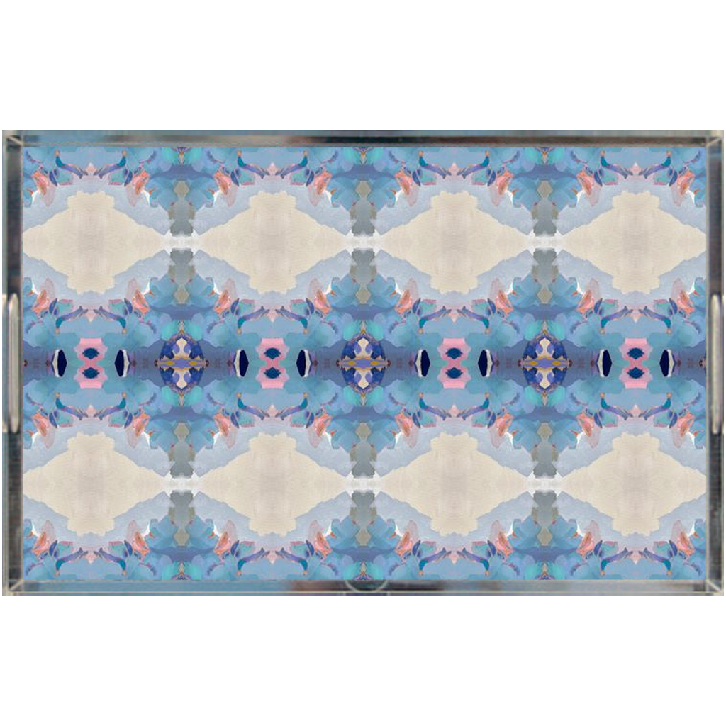 Acrylic Trays - Queensberry Mini Design 2 - Color: Blue