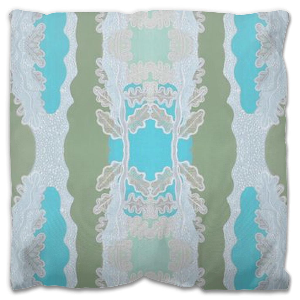 Outdoor Pillows - Versailles/Spring Frost Design