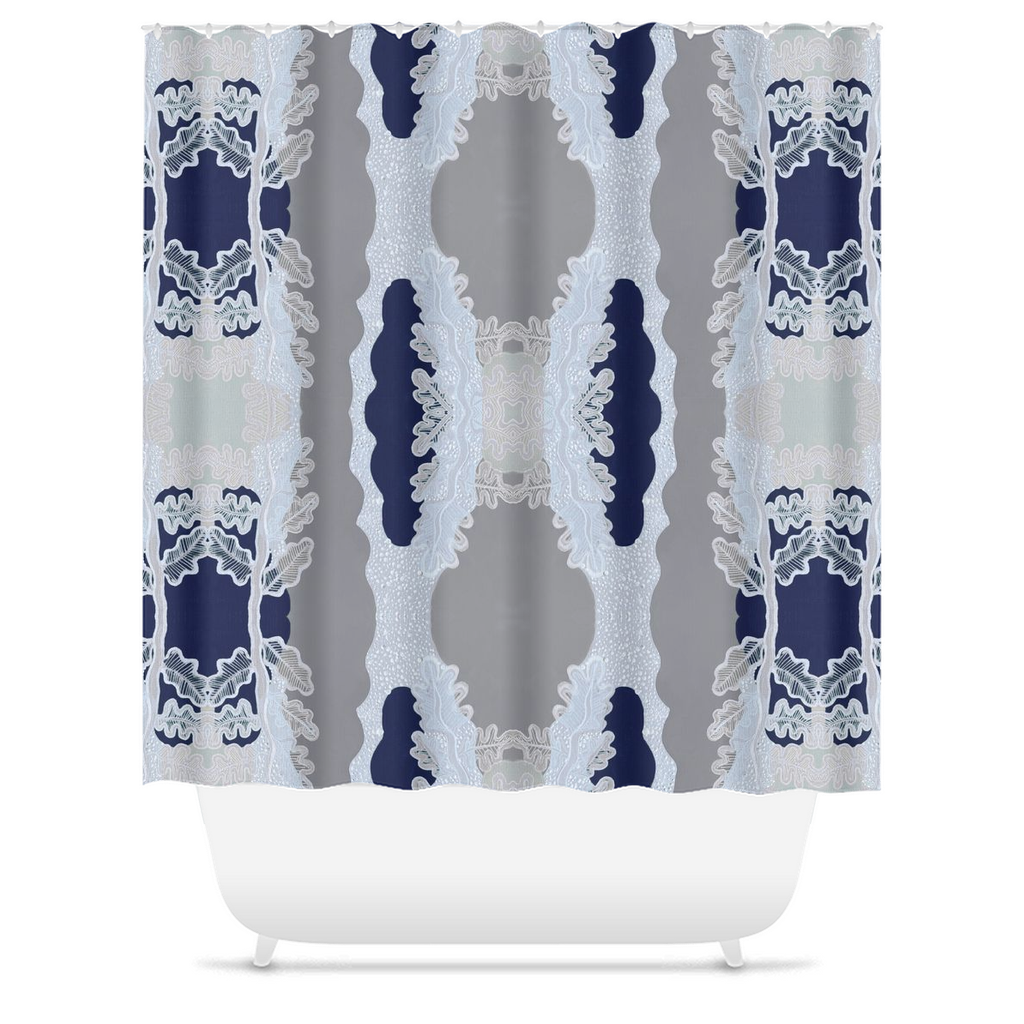 Shower Curtain - Versailles/Nightfall Design