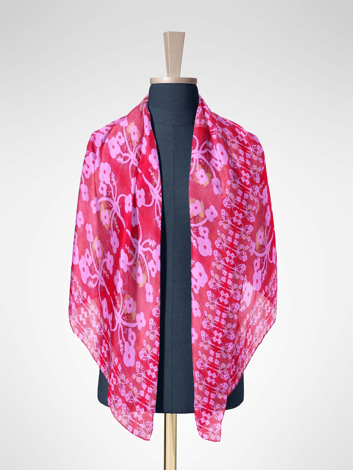 Silk Scarf - Square - Calypso Design