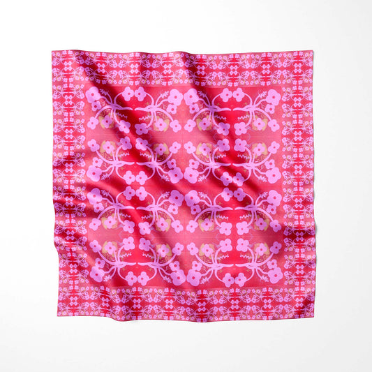 Silk Scarf - Square - Calypso Design