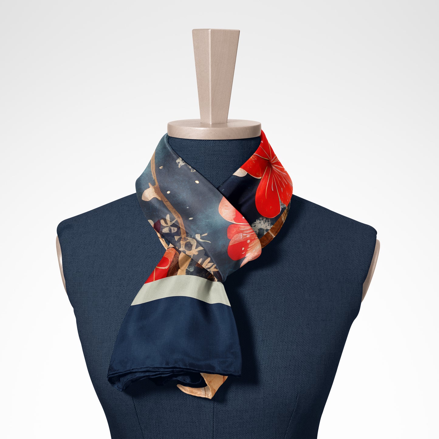 Silk Scarf_Koi-Pond-Design