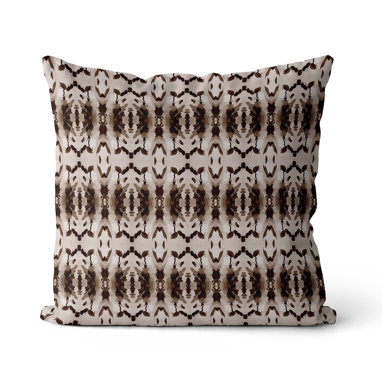 22"x22" Cotton/Linen Pillow - Amari Design - Color: Sepia