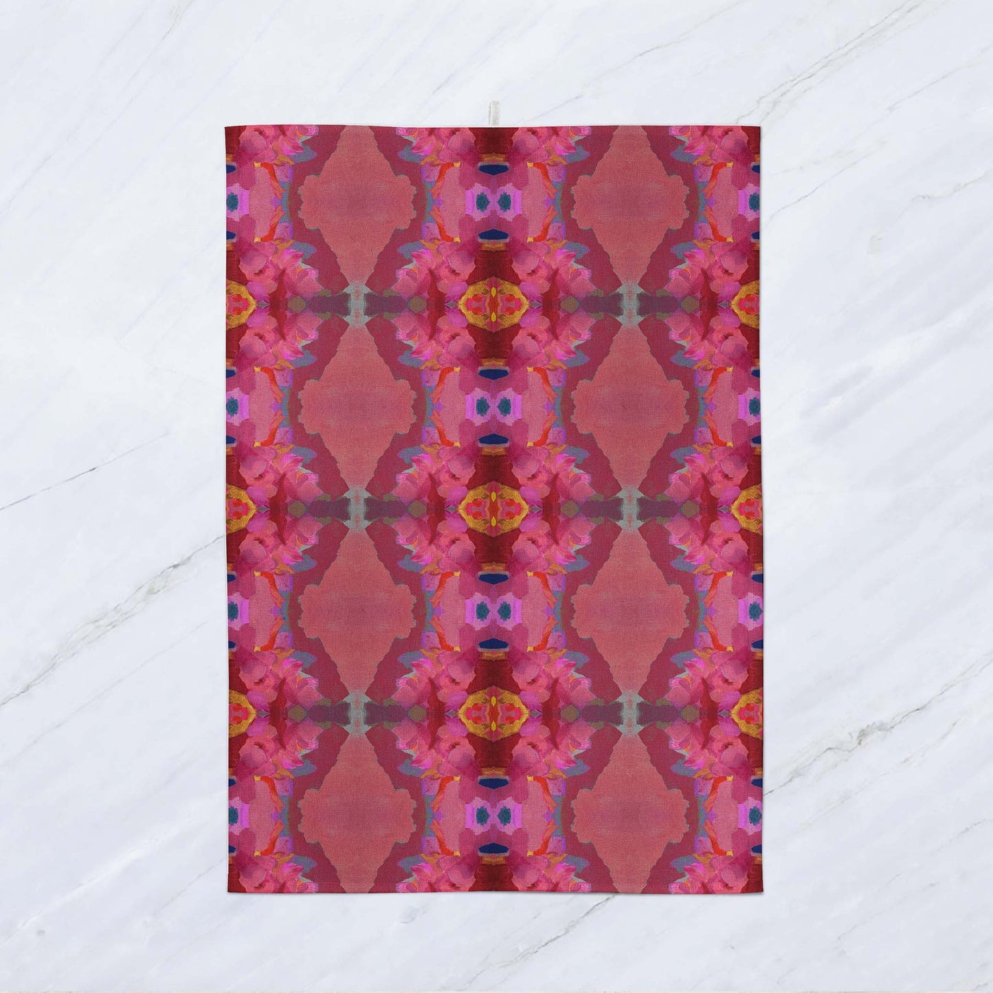 Tea Towel - Queensberry Design- Color: RubyRed