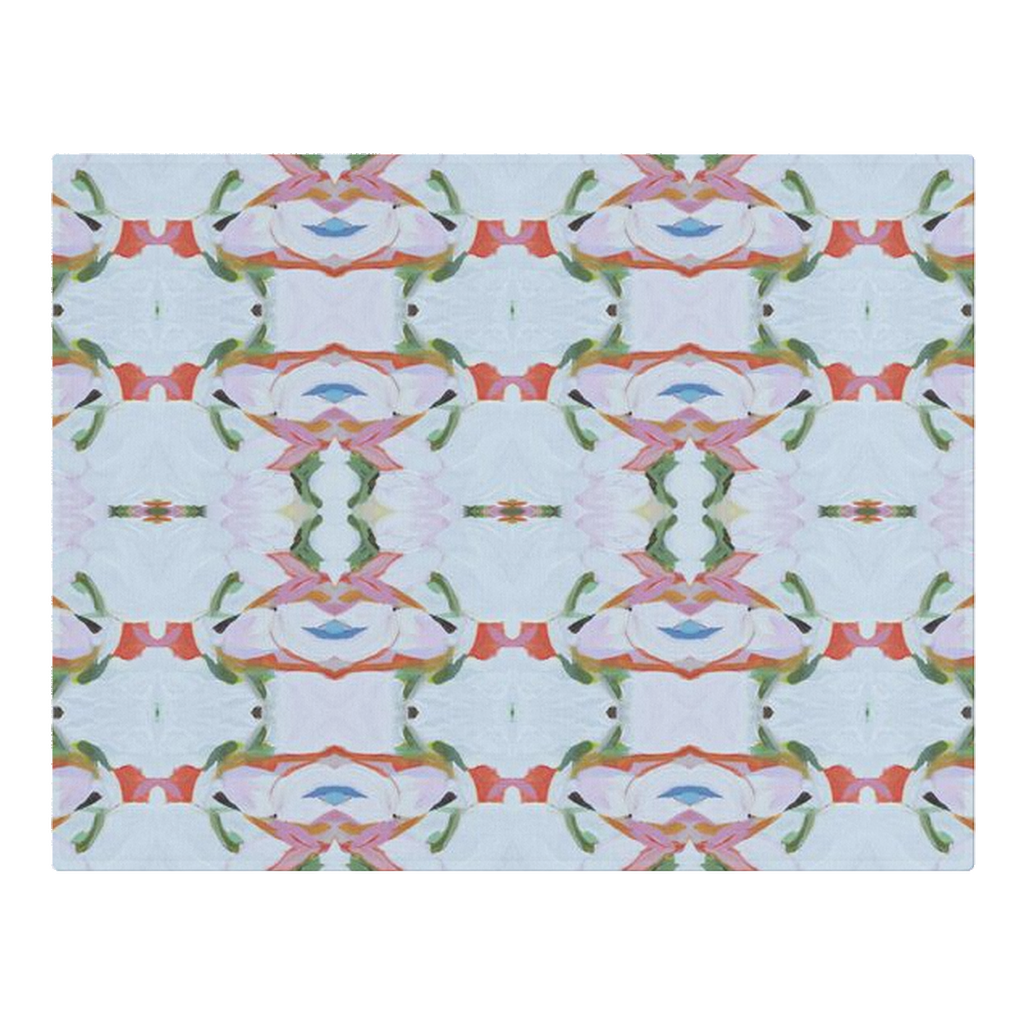 Woven Placemats - Lola/White Design