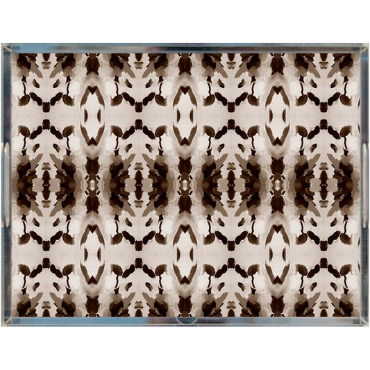 Acrylic Trays - Amari Design - Color: Sepia