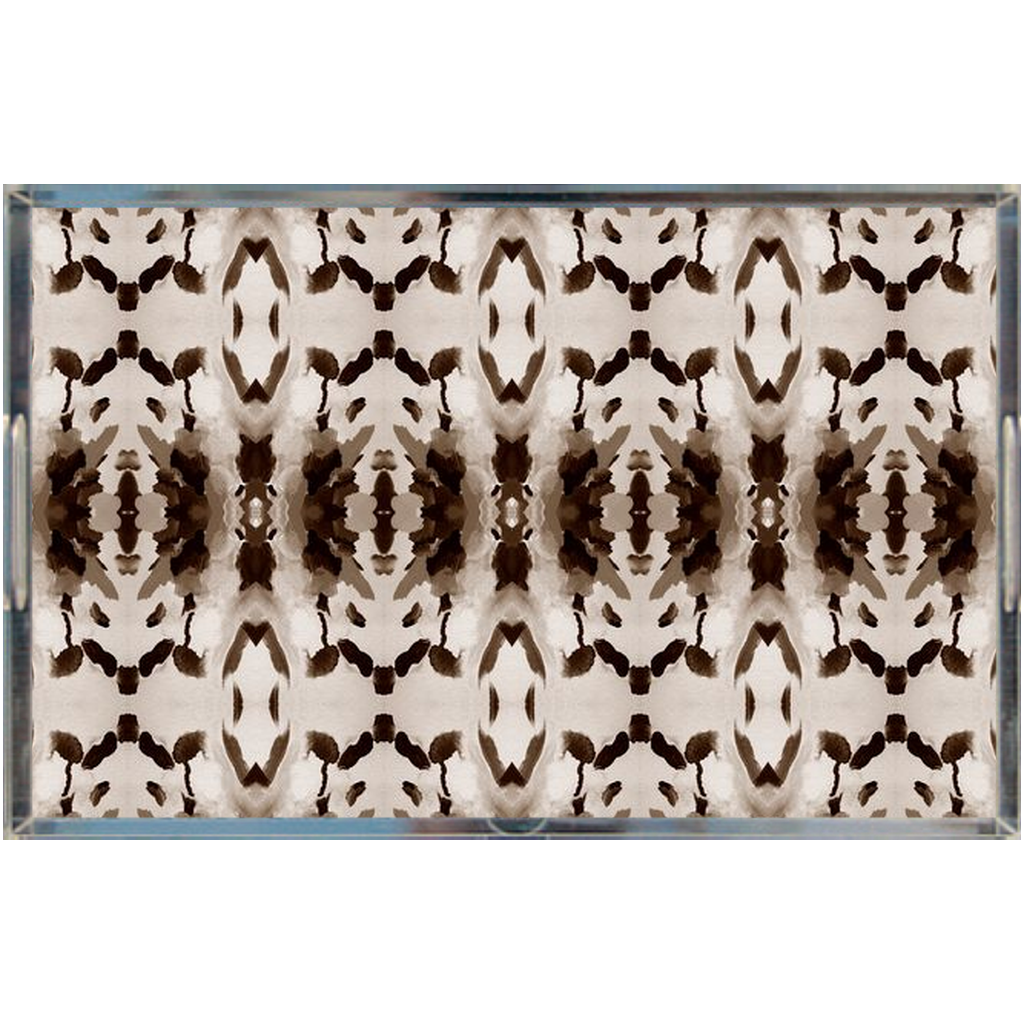 Acrylic Trays - Amari Design - Color: Sepia