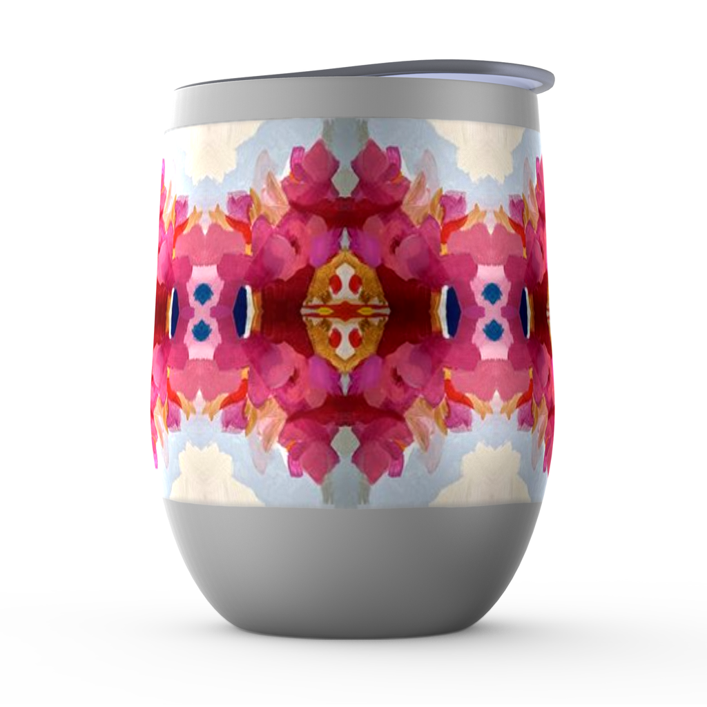 Stemless Wine Tumblers - Queensberry Design - Color: Ruby