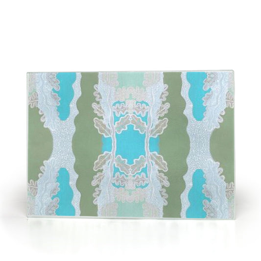 Glass Cutting Boards - Versailles/Spring Frost Design