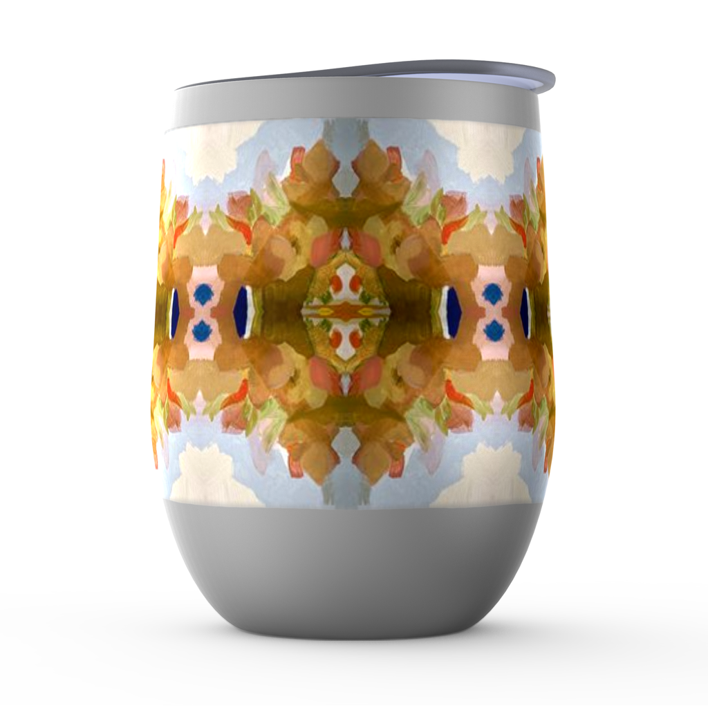 Stemless Wine Tumblers - Queensberry Design - Color: Fall