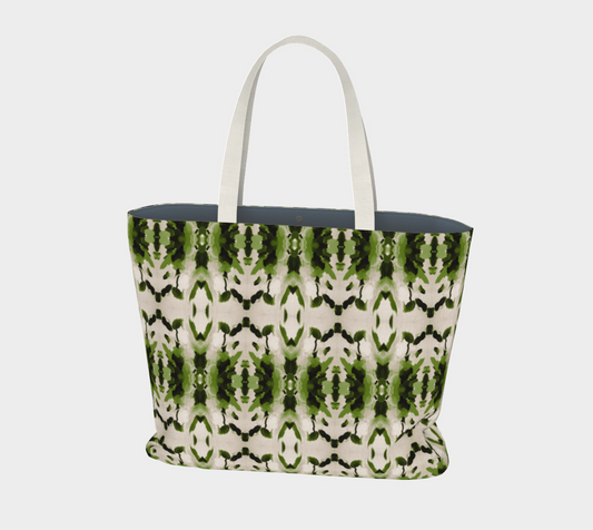 Market Tote -Amari Design - Color: Green