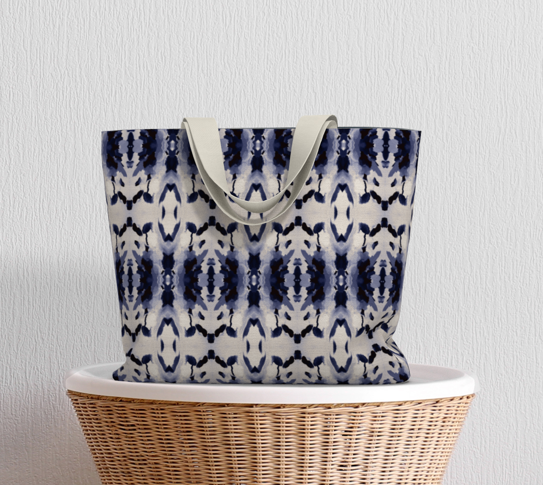 Market Tote - Amari Design - Color: Navy