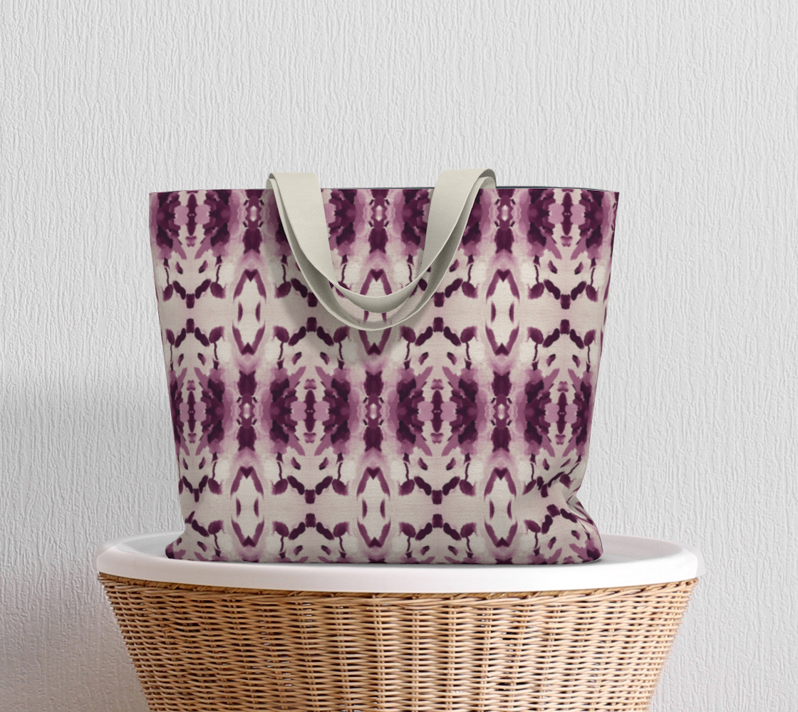 Market Tote - Amari Design - Color: Magenta