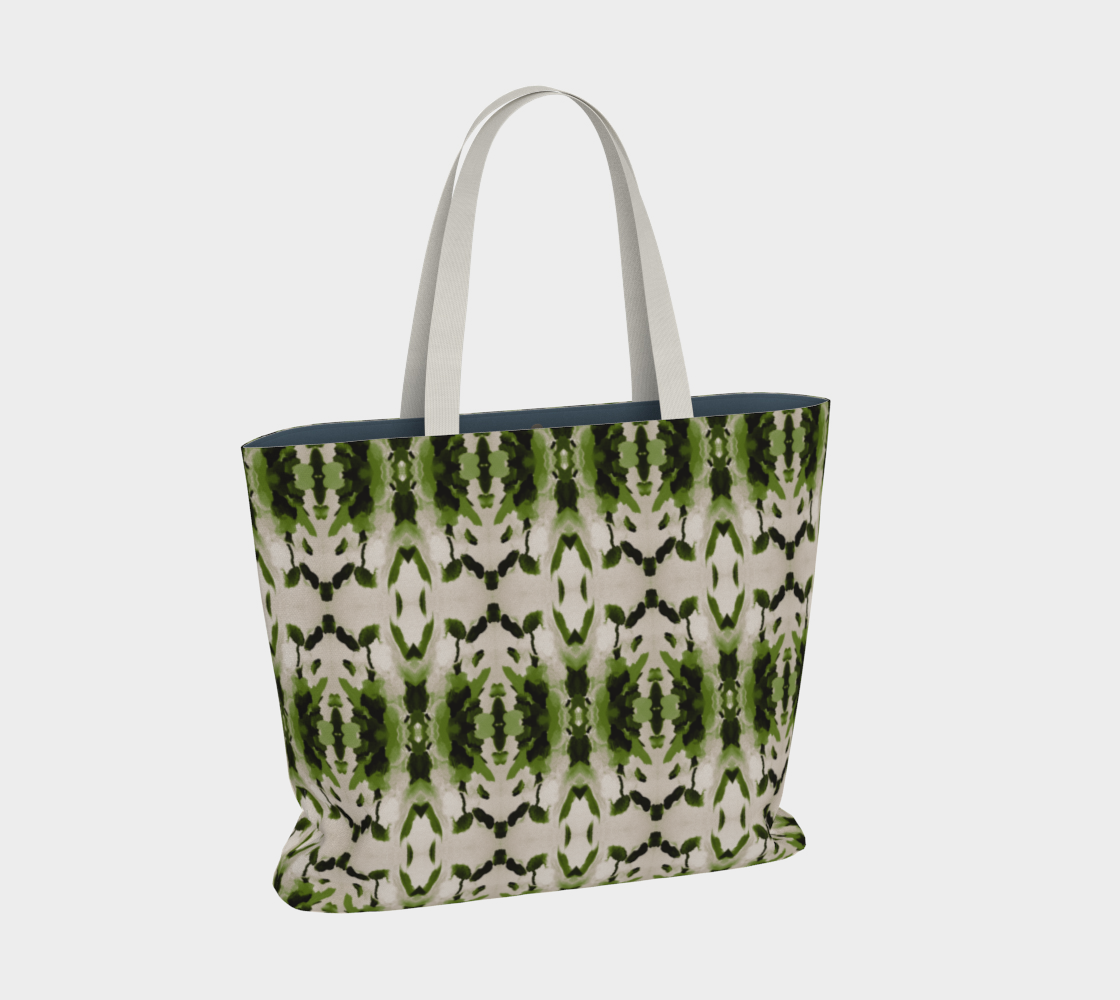 Market Tote -Amari Design - Color: Green