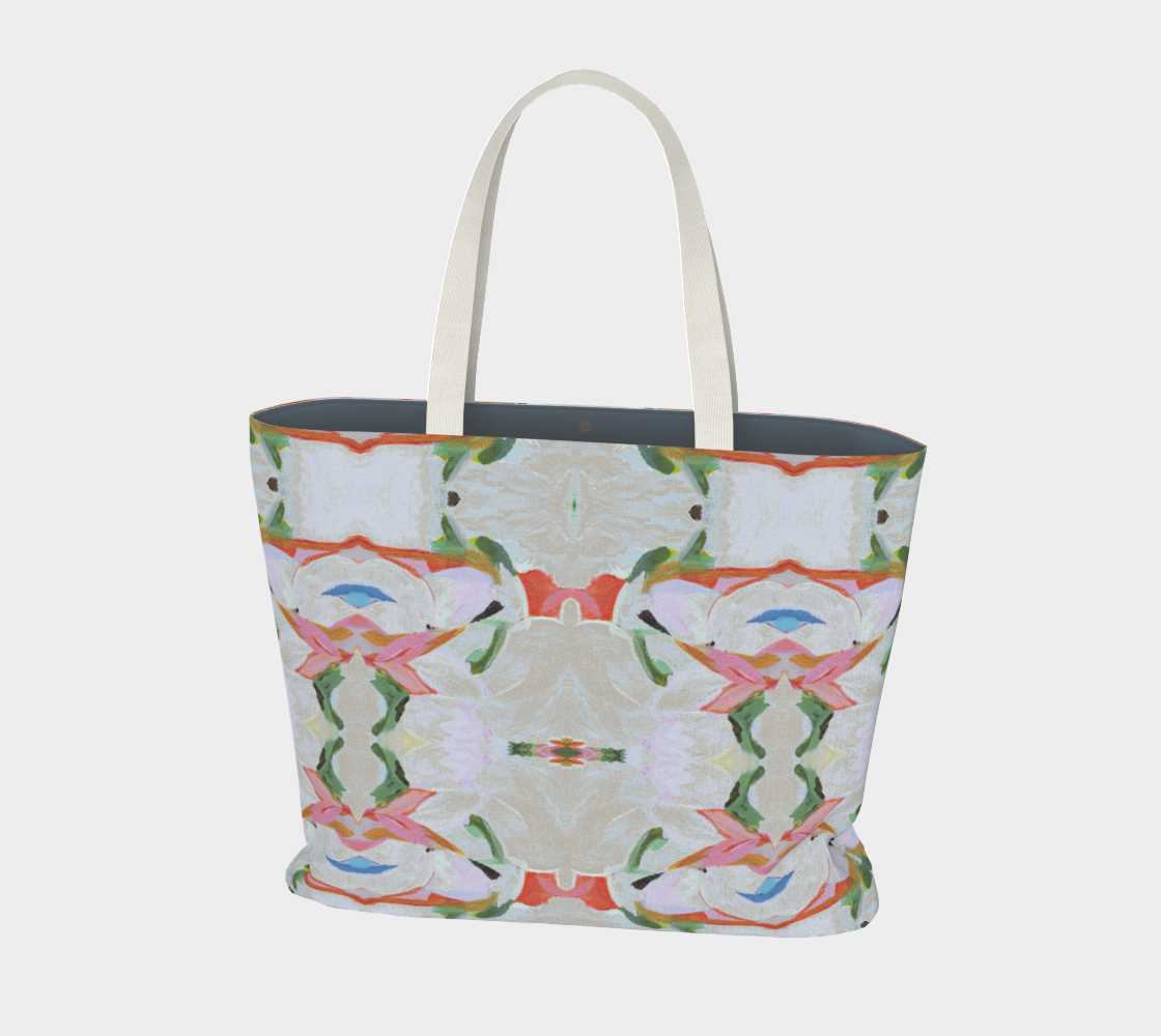 Market Tote - Lola/Ecru Design