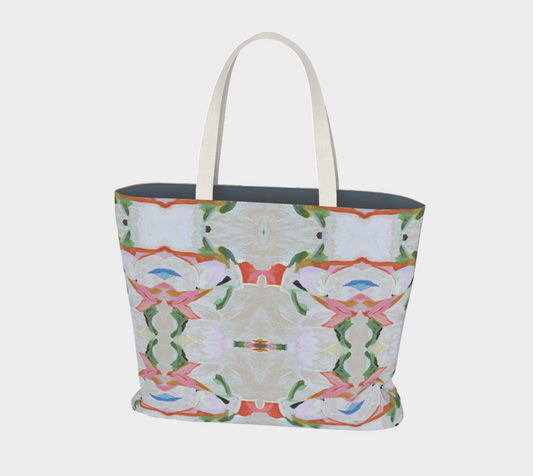 Market Tote - Lola/Ecru Design