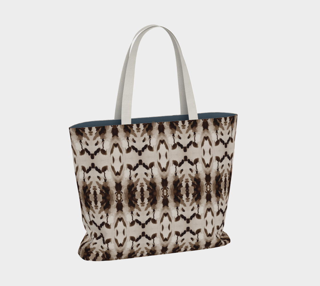 Market Tote - Amari Design - Color: Sepia