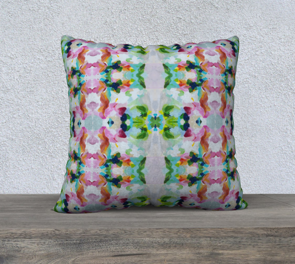 22"x22" Cotton/Linen Pillow - Firenza Design