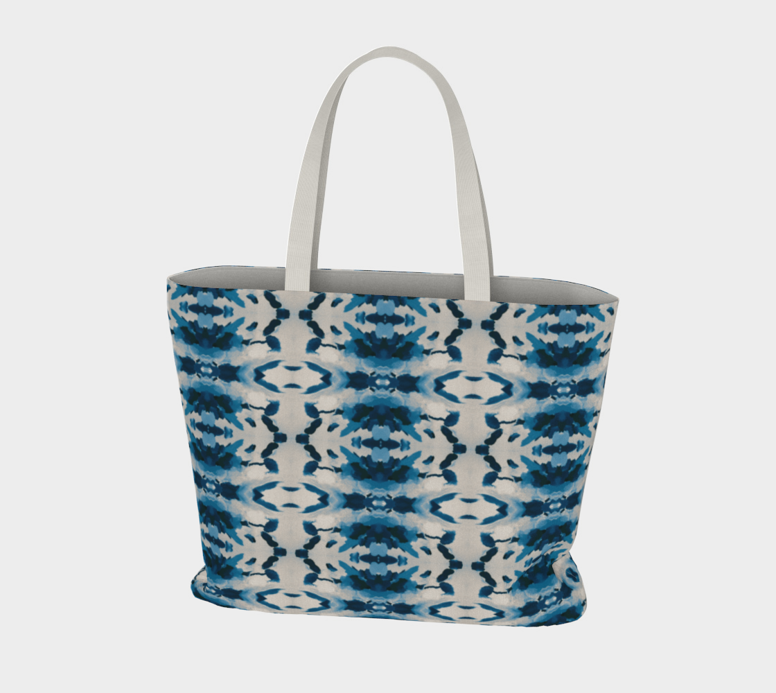 Market Tote - Amari V. Design - Color: Blue