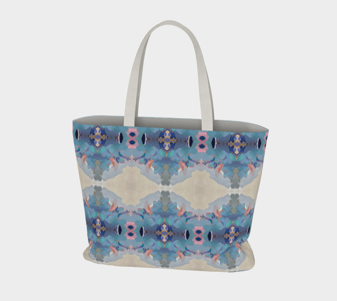 Market Tote - Queensberry Design - Color: Blue