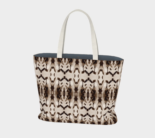 Market Tote - Amari Design - Color: Sepia