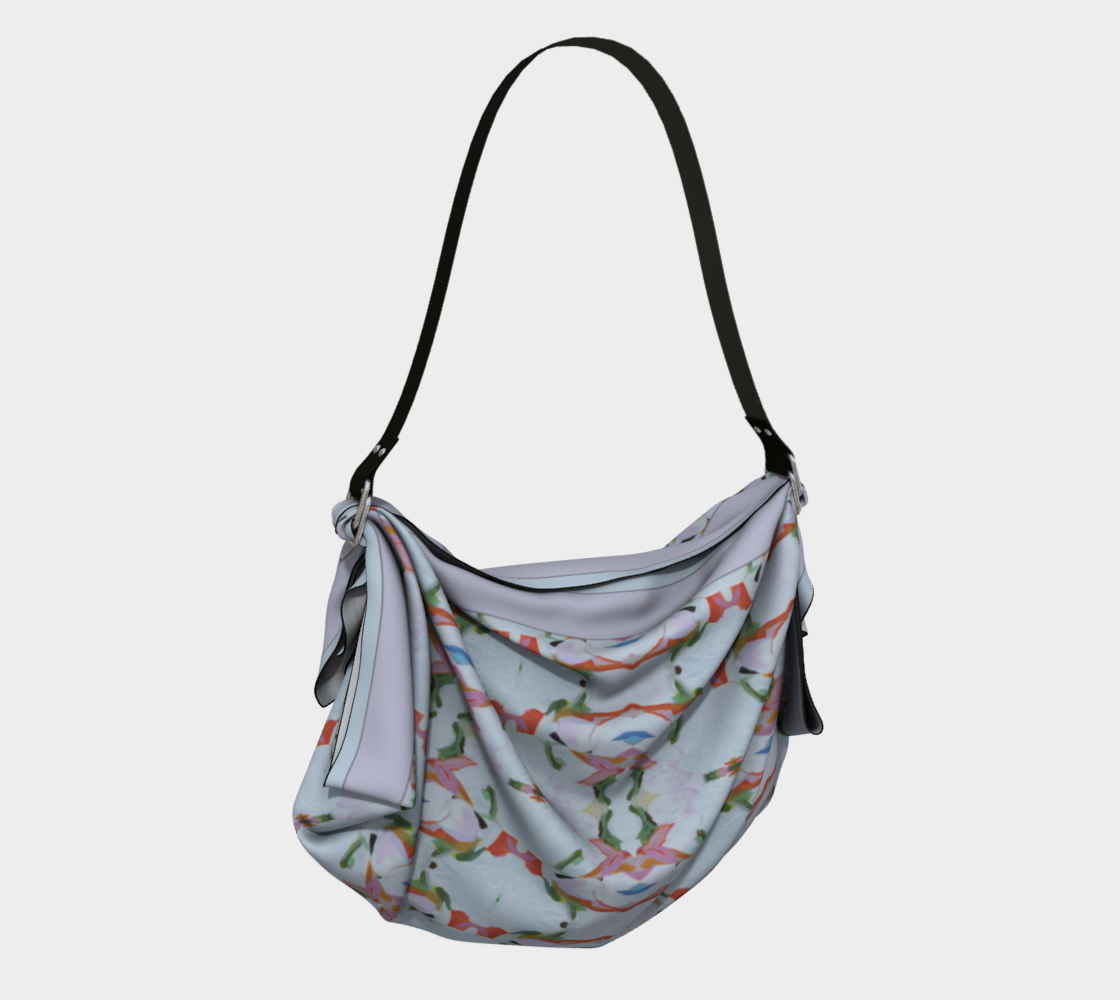 Origami Tote - Lola/White/Pink Design