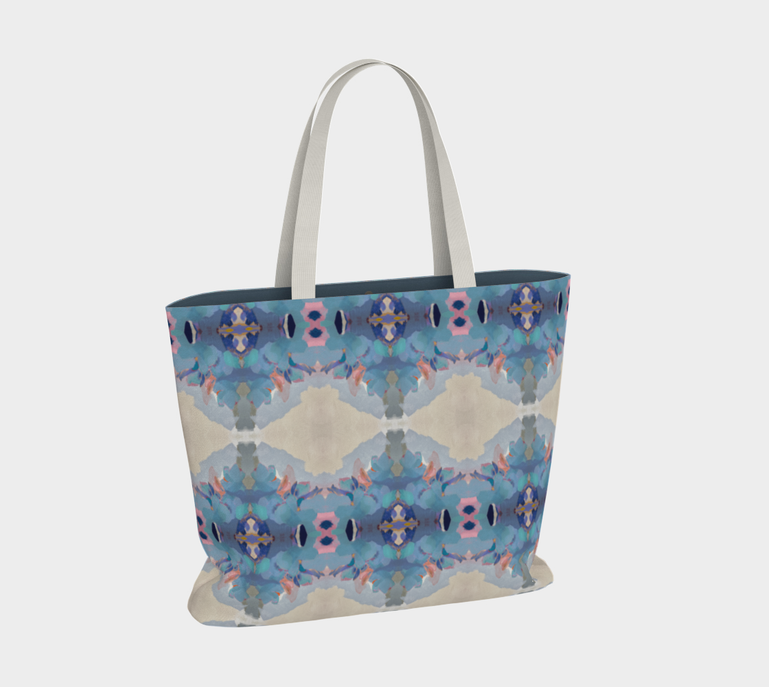 Market Tote - Queensberry Design - Color: Blue