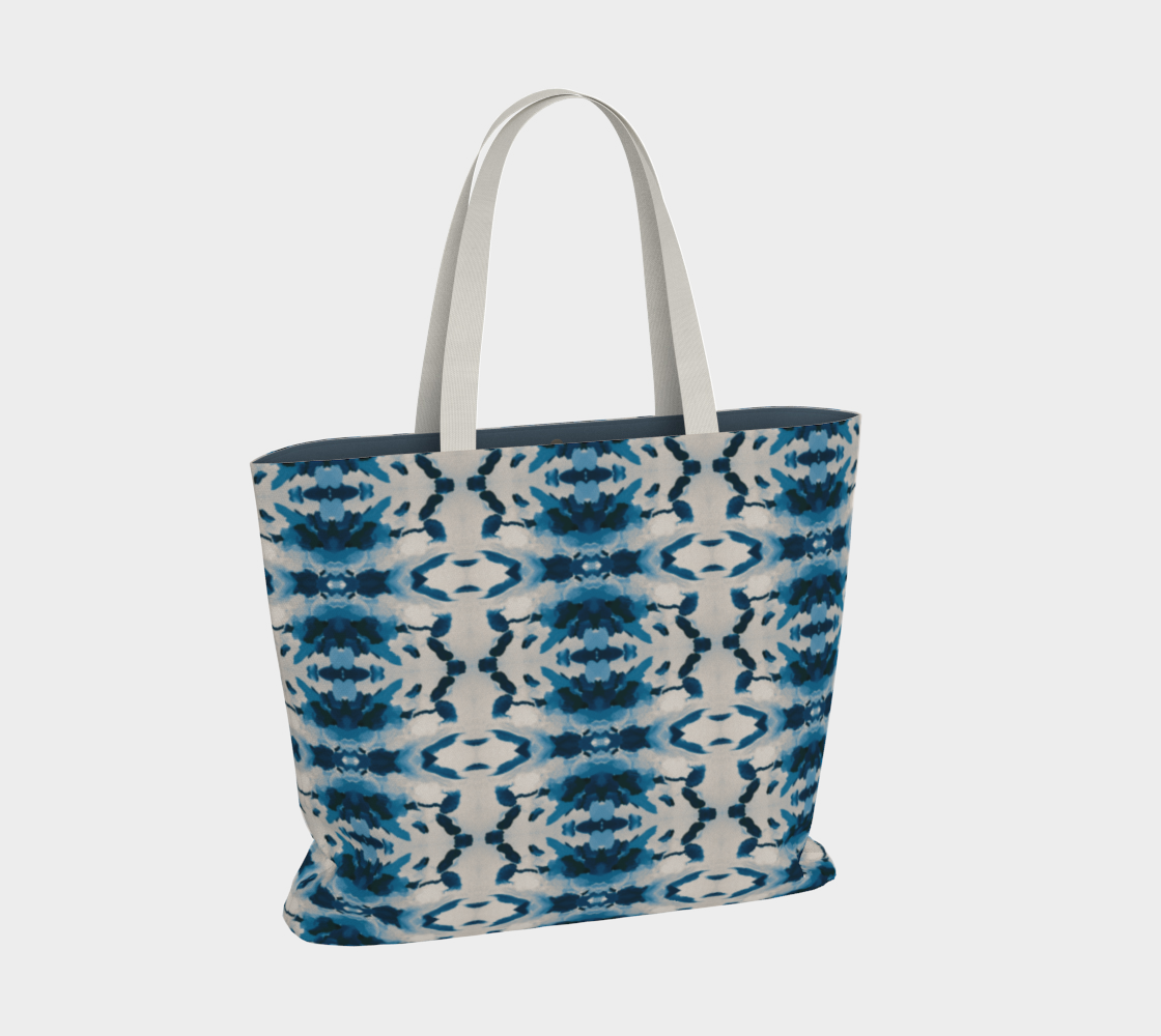 Market Tote - Amari V. Design - Color: Blue