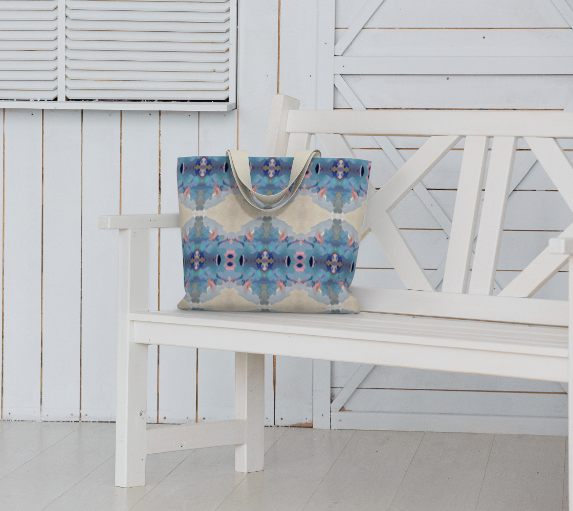 Market Tote - Queensberry Design - Color: Blue