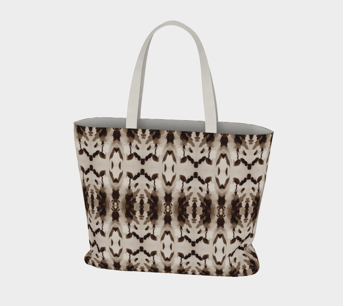 Market Tote - Amari Design - Color: Sepia