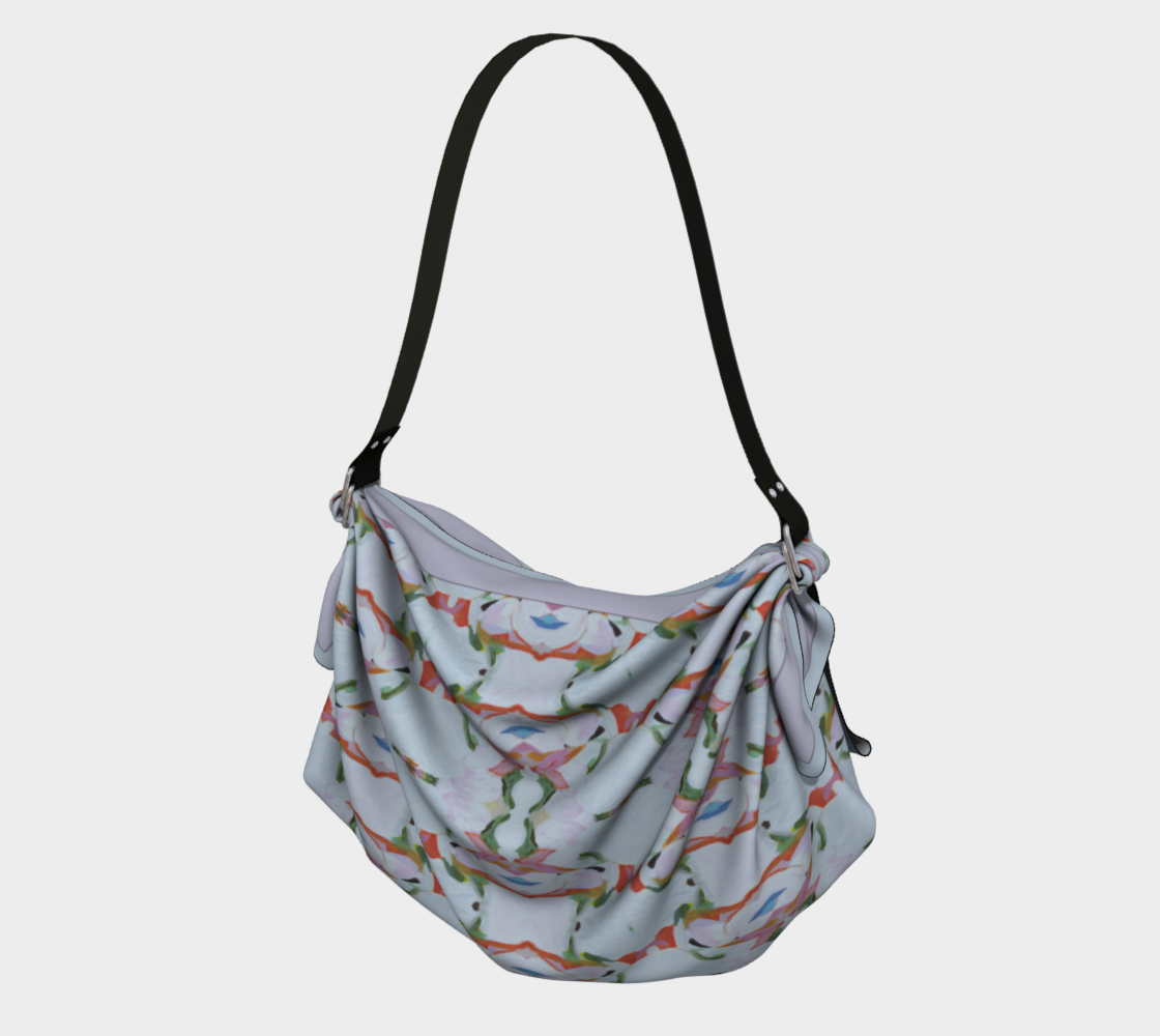 Origami Tote - Lola/White/Pink Design