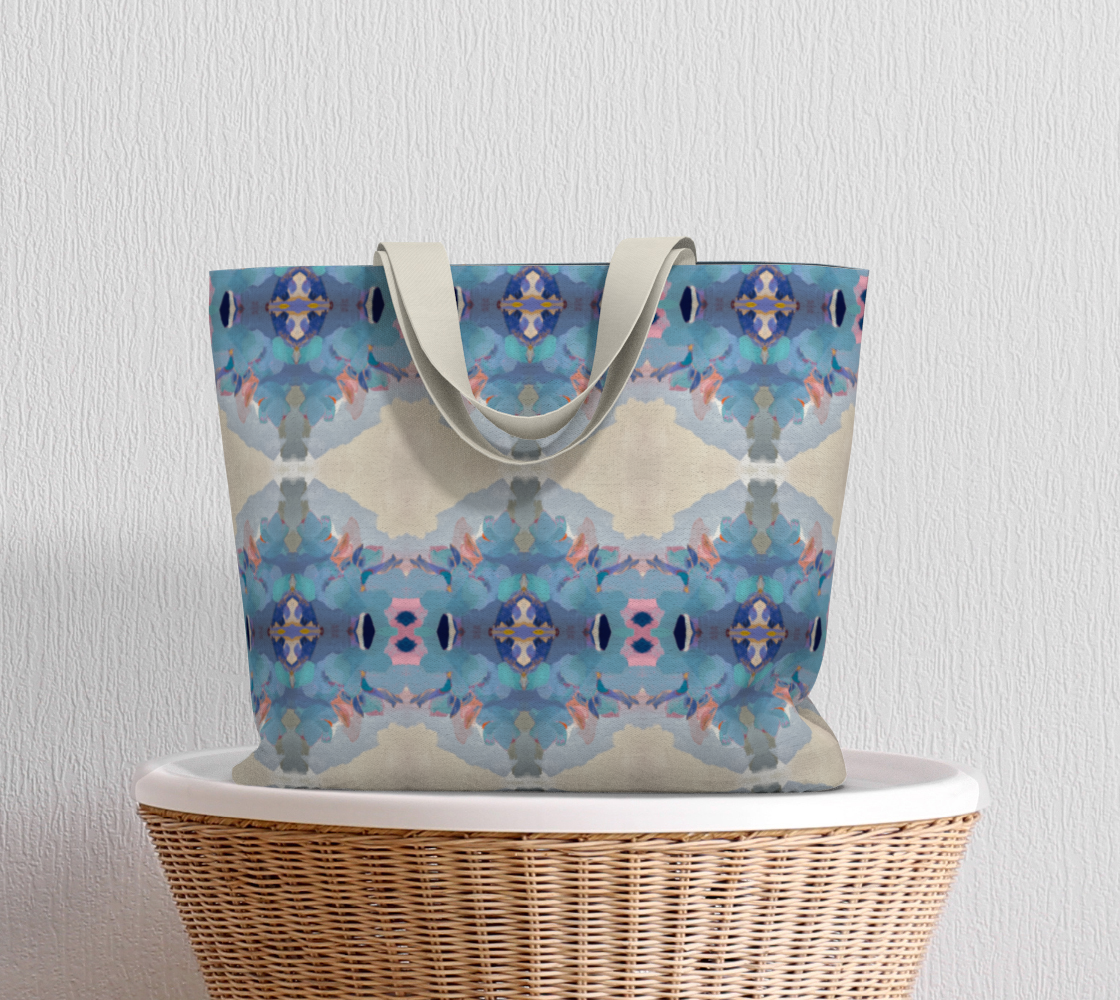 Market Tote - Queensberry Design - Color: Blue