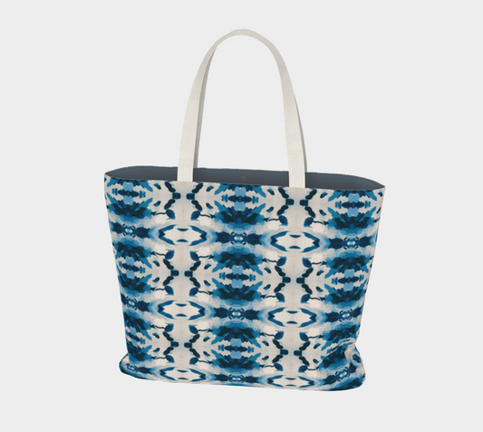 Market Tote - Amari V. Design - Color: Blue