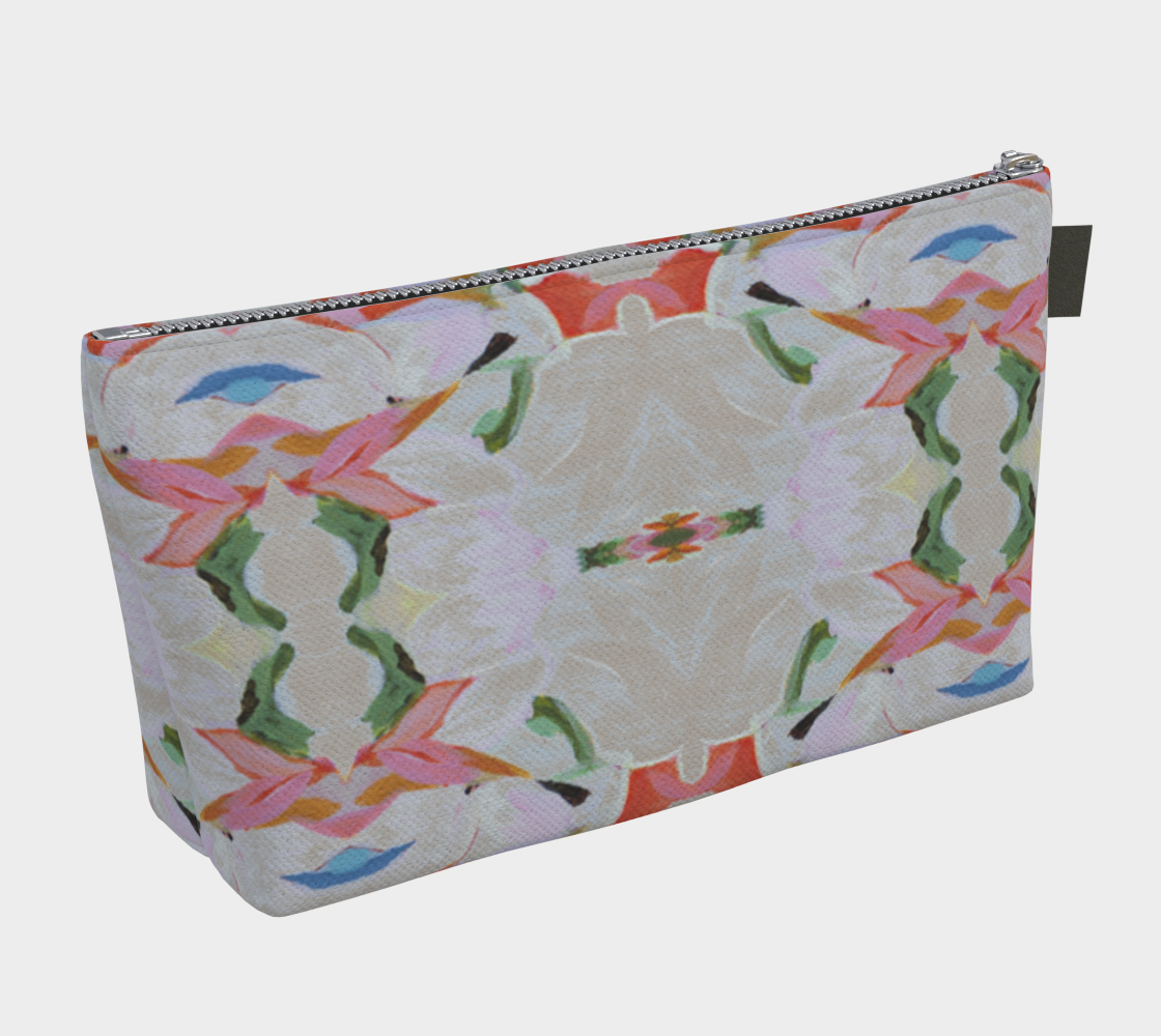 Cosmetic Bag - Lola/Ecru Design