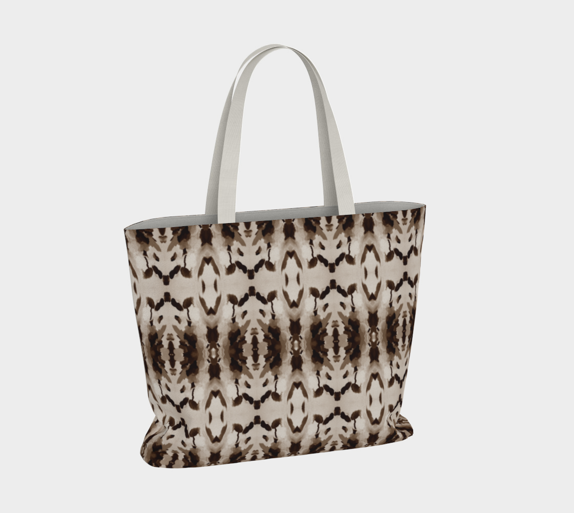 Market Tote - Amari Design - Color: Sepia